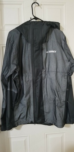 terrex waterproof primeknit rain jacket