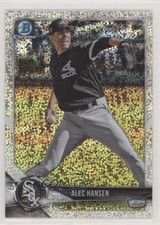 2018 Bowman Draft Chrome Sparkles Refractor Alec Hansen #BDC-146 fm0