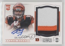 2013 National Treasures Rookie Signature Materials 4/99 Tyler Eifert Auto 3c4