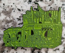 TMNT Sewer Play Set Teenage Mutant Ninja Turtles 1989 Enamel Pin Green Rare