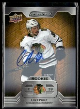 2023-24 Upper Deck Engrained Autographs Luke Philip Rookie #108