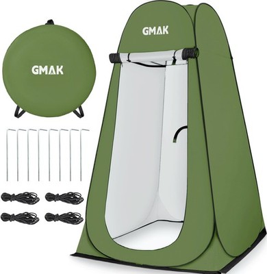 GMAK Pop Up Tent: Your Portable Potty Paradise & Changing Chamber - Green