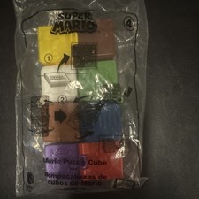 McDonald's 2018 Super Mario Happy Meal Toy 4 Puzzle Cube