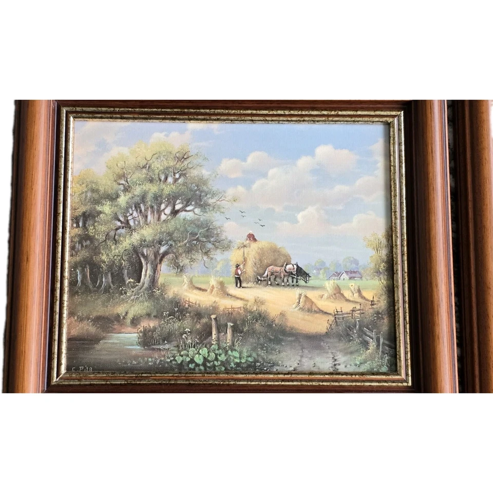 C. Pila Bilder Konvolut mit Holz Rahmen Galerie Bilder - Bild 3 von 4