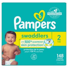 Pampers Swaddlers Diapers Enormous Pack - Size 2 - 148ct