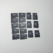 16 Pcs MicroSD Card Lot 2gb And 1gb 26gb Total
