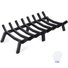 Fireplace Grates 24 Inch - Heavy Duty Steel Fireplace Rack  Fireplace Log Ho...