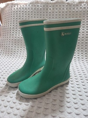 Gummistiefel Naturkautschuk Aigle Größe 32 Grün Stiefel