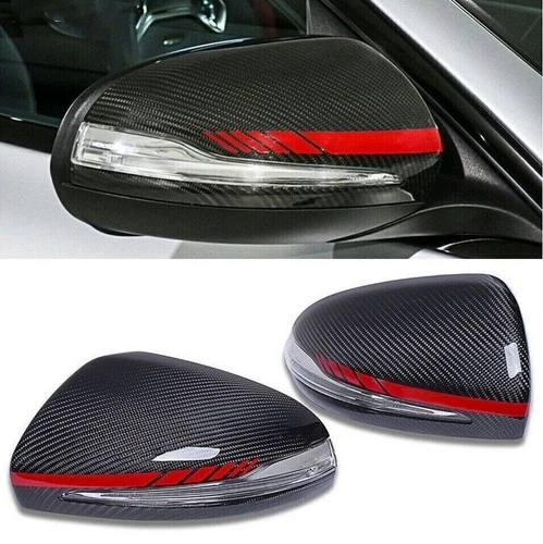 Carbon Fiber Mirror Covers For Mercedes Benz W205 X253 W222 W213 C E S GLC Class