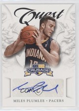 2012-13 Panini Crusade Quest Auto Miles Plumlee #64 Auto 0s3