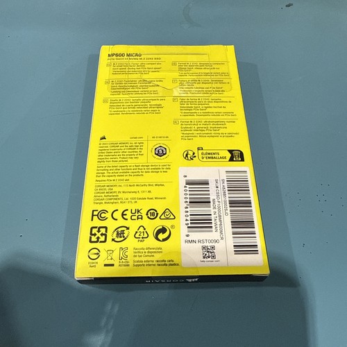 Corsair MP600 MICRO M.2 2242 key M, single sided 1TB PCIe Gen 4.0 x4 CSSD-F1000G - Photo 2/4