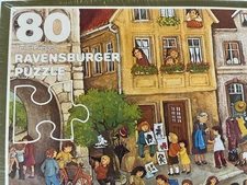 CHILDREN'S SECRET MARKET Ravensburger 80 Piece Jigsaw Puzzle 1979 Brand New Unop