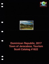 $1.60 Scott Value - 2017 DOMINICAN REP Inland Mountains scarcer CV MNH NH UMM