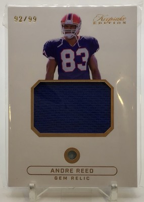 2024 Keepsake Multi Sport Edition Andre Reed Gem / GU Patch Relics Buffalo Bills