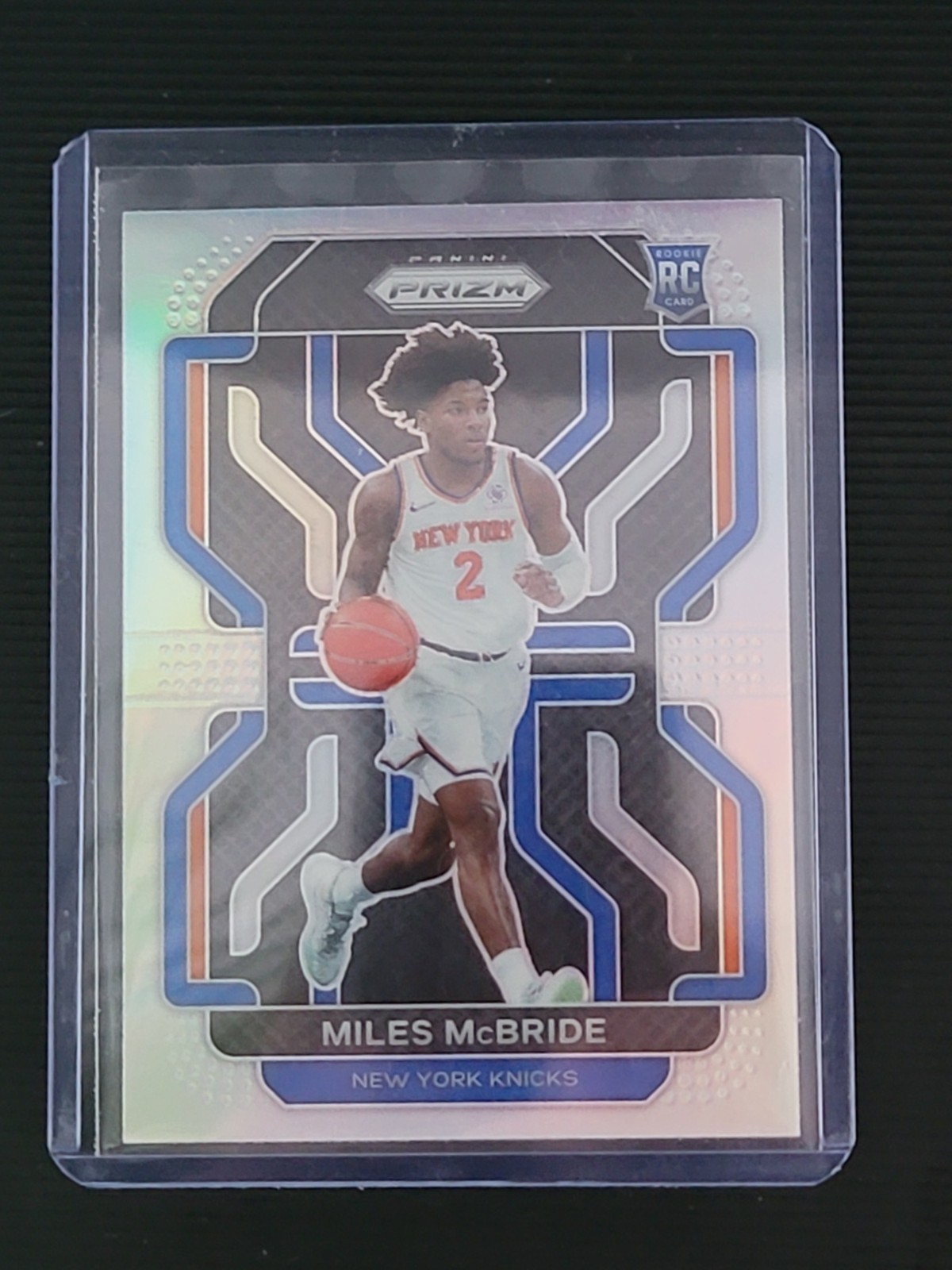 2021-22 Panini Prizm Silver Prizm Miles McBride #283 Rookie RC NY Knicks