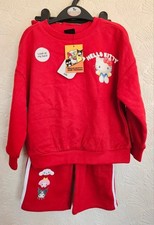 Hello Kitty red 2 piece tracksuit - age 2-3 years