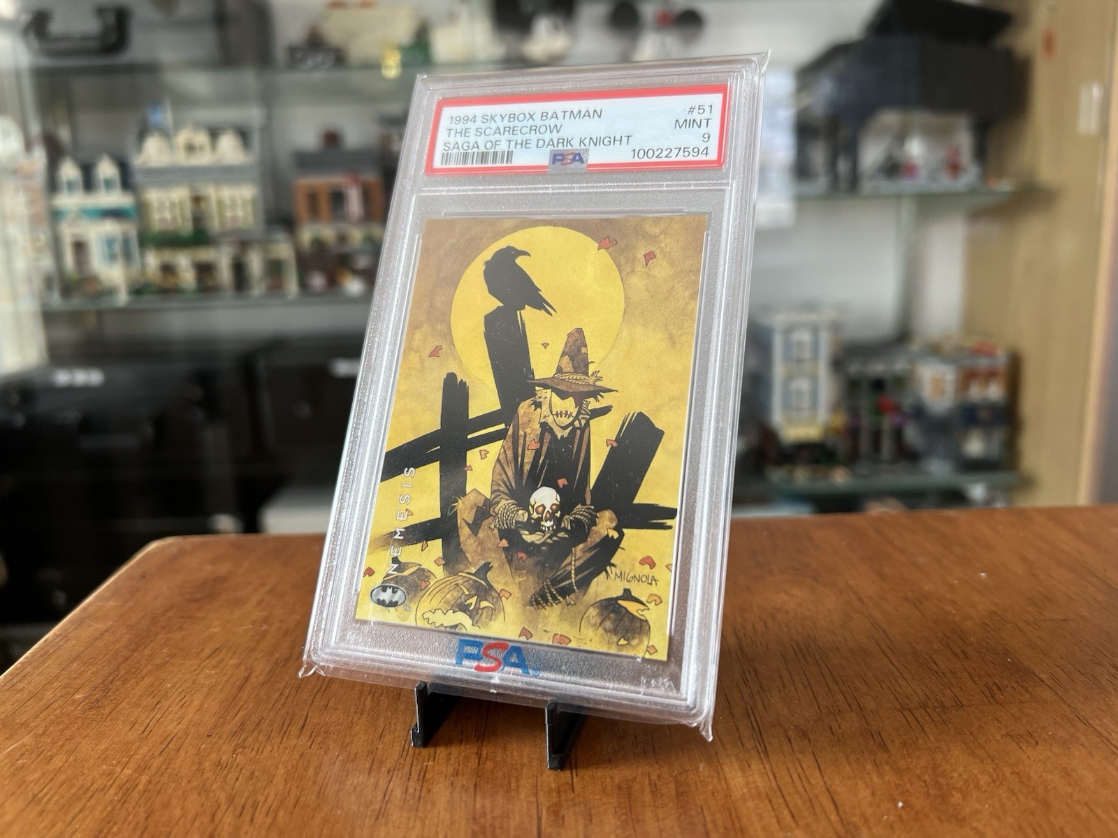 Scarecrow 1994 Skybox Batman Saga of the Dark Knight #51 PSA 9 Nemesis A+ Art