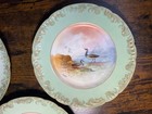 LOT 3 Antique Theodore Haviland Limoges France Porcelain Bird Game Green Plates — photo 3