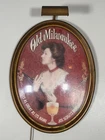 1976 Old Milwaukee Victorian Lady Beer Sign With Lamp Light Lighted Vtg Bubble