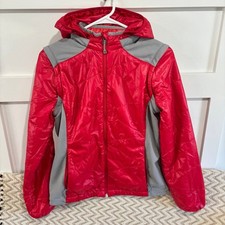 REI Co-Op Girls Hybrid Puffer Jacket Lightweight Packable Red Size XL/18
