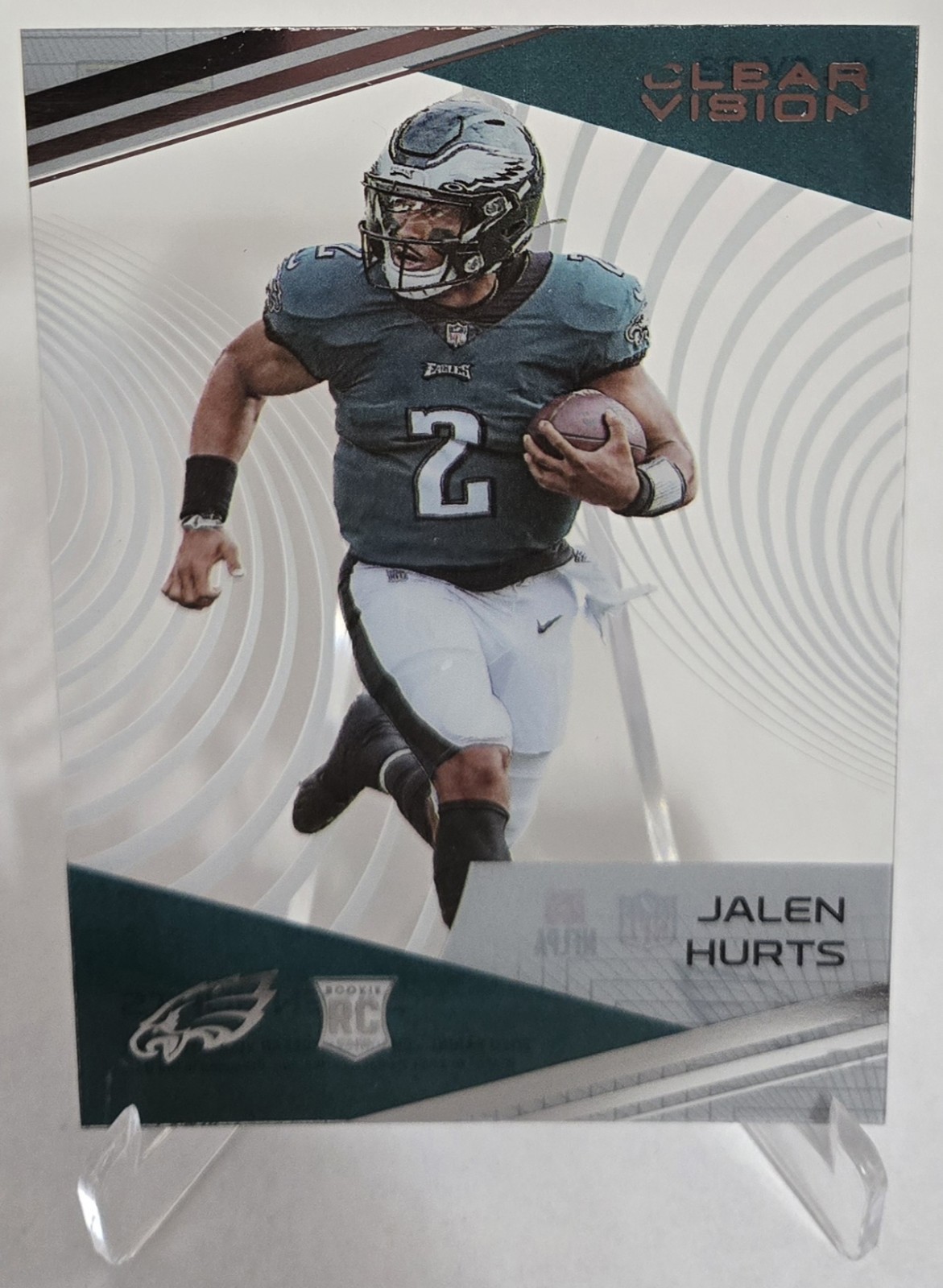 2020 Panini Chronicles - Clear Vision Rookies Jalen Hurts #CV-22 (RC)