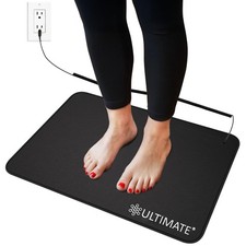 Ultimate Grounding Mat, Conductive Carbon Grounded Pad. Standard, Black