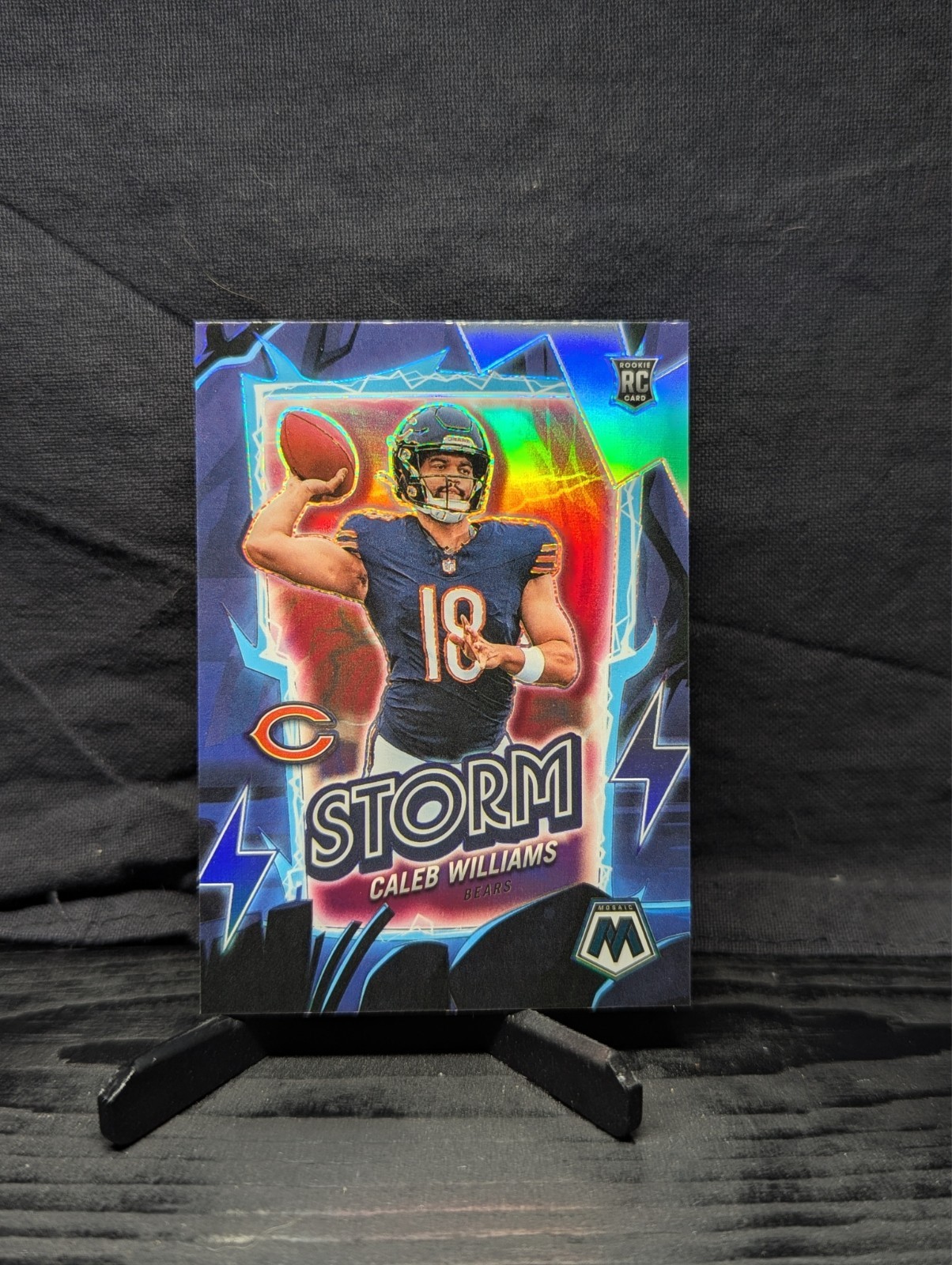 2024 Panini Mosaic - Storm Caleb Williams #9 Silver Prizm (RC)