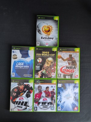 Xbox Original Sport Spiele Konvolut x7 alle komplett mit Anleitungen 