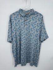 NWT Ariat Tek Charger 2.0 Printed SS Polo Shirt Men's XL Grey Heather Pullover