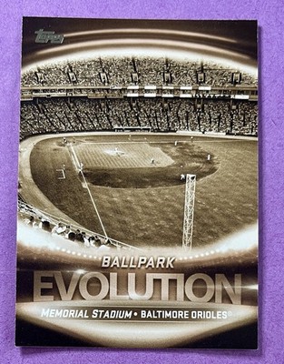 Camden Yards/Memorial Stadium 2019 Topps Series 1 EVOLUTION #EO-18 ORIOLES