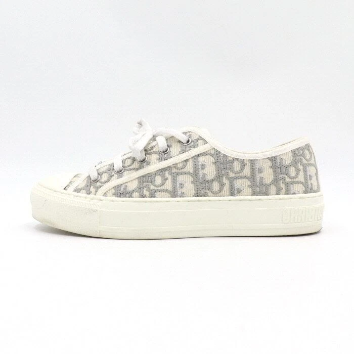 Baskets femme Dior gris oblique Walk'n' KCK211OBE 92303112
