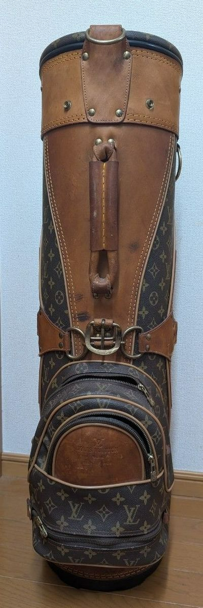 Louis Vuitton Club Bag Golf Caddy bag Canvas Monogram Leather