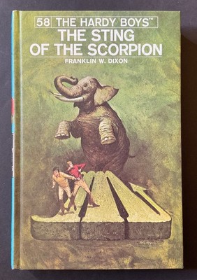 HARDY BOYS #58 The Sting Of The Scorpion 1979 VERY RARE MATTE COVER 1st Print?