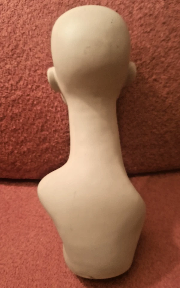 DECO TETE BUSTE MANNEQUIN POUR PERRUQUES, COLLIERS, CHAPEAUX.. HAUTEUR 48 cm - Photo 4/4