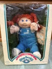 RARE 1984 Coleco Cabbage Patch Kids NIB Red Hair Blue Eyes Mady Feliza Cert