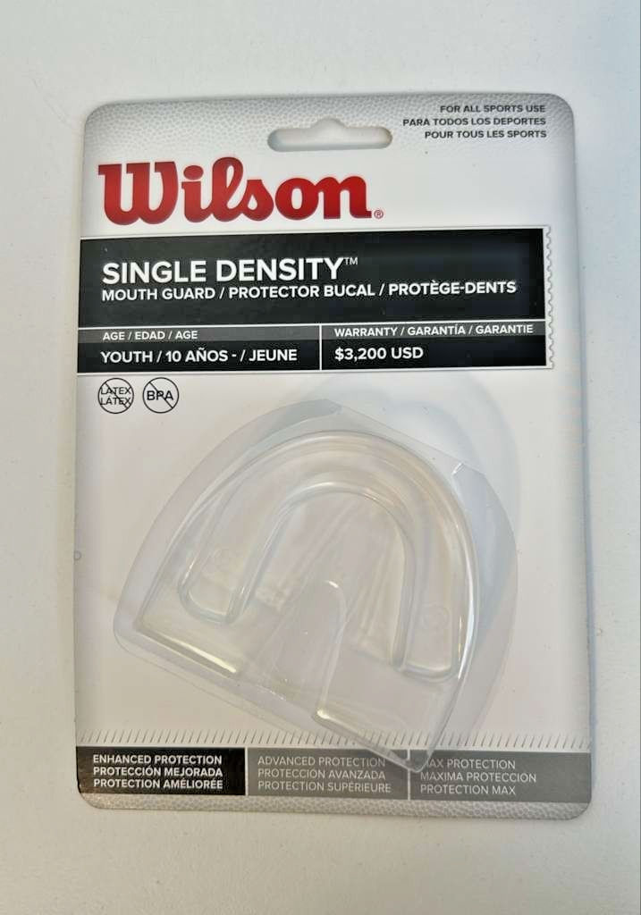 Wilson Youth Clear Mouth Guard Single Density S1