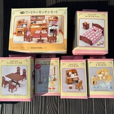 Sylvanian Families Family Kitchen Set Toilet Set Collectible Toy Accessories