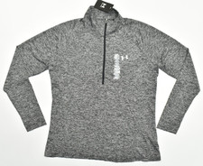 Under Armour Women's Tech 1/2 Zip Twist Pullover Top Gray Heather 2XL NWT