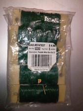 Green 5-Pack 22 Gauge Floral Wire for Crafts  Florist Arrangements	New But Vtg