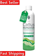 Lee Beauty 8oz Peppermint Callus Remover Gel - Fast-Acting Foot Treatment