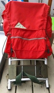 Vintage 70s KELTY Pack External Frame Aluminum Backpacking Trekking Backpack Red
