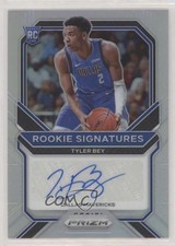 2020-21 Panini Prizm Rookie Signatures Silver Prizm Tyler Bey #RS-TBY Auto 0t9m