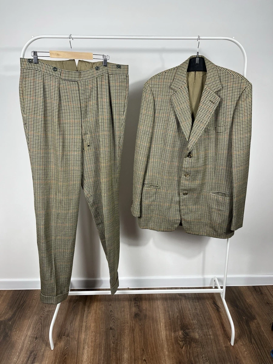 THE SAVILE ROW COMPANY LONDON Pantaloncini Uomo Lusso 2 Pezzi, 100% Cotone Popeline, Stampa Blu Chiaro, Vita Elastica, Pigiama Da Relax