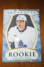 2023-24 Upper Deck Artifacts Rookies Matthew Knies Turquoise (RC) Maple Leafs