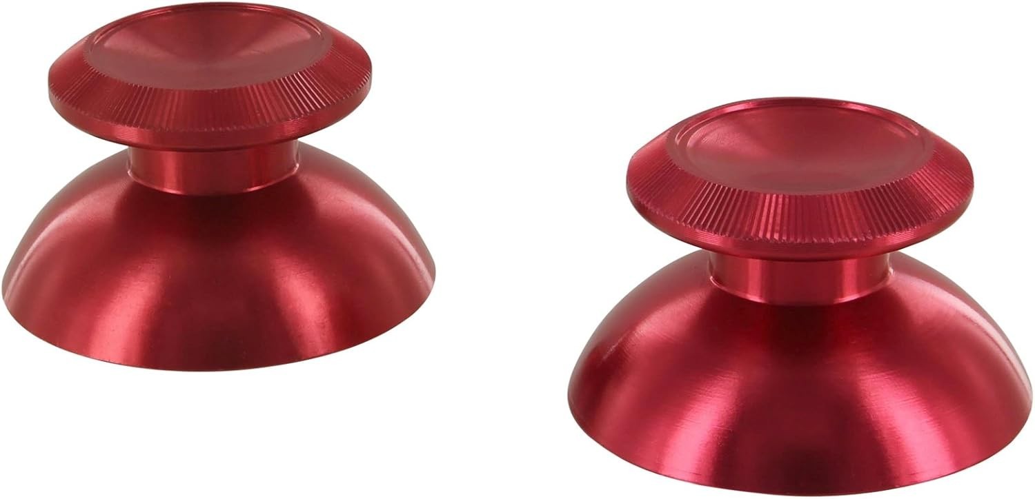 ZedLabz Sony Playstation 4 Alloy Metal Thumb Stick Replacements x2 [Red]