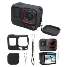 For Insta360 Ace Pro 2 Camera Lens Screen Protective Case Tempered Glass Cover