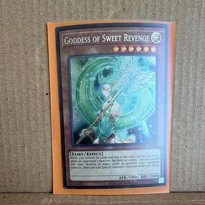 Yugioh! Goddess of Sweet Revenge Fairy Effect Holo 1800/2000 25SR9042