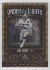 2020 Panini Legacy Under the Lights Bronze 56/100 Josh Jacobs #UL-JA 1g5h