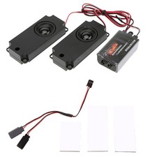 Upgrated Dual Channel Engine Sound Simulator Module System For 1/10 RC Car