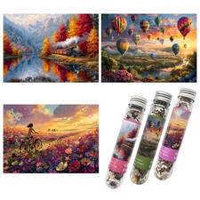 Small Jigsaw Puzzles for Adults Mini Micro Pieces 3 Packs